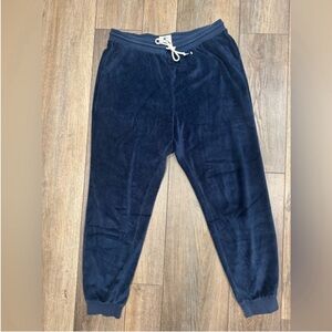 Marine Layer Dark Navy Plush Jogger Pants